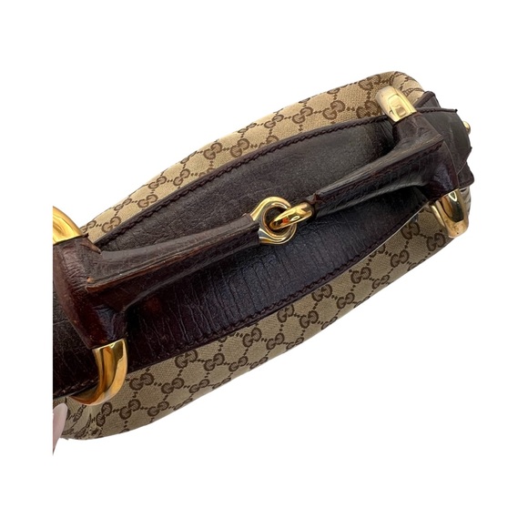 Gucci Monogram Medium Horsebit Hobo - Picture 3 of 12
